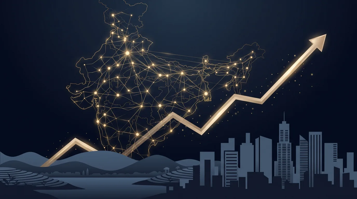 Northeast India business hubs — Guwahati startup and finance advisory illustration